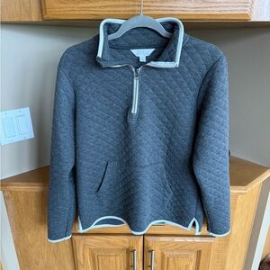 Market & Spruce Lisa Quilted Pullover